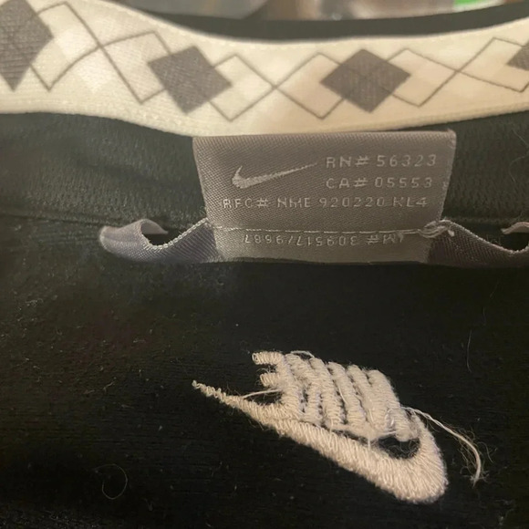 Nike Men’s Athletic Jacket Black & Light Gray Size Large Track Full Zip - Picture 10 of 10